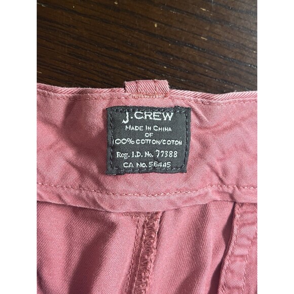J. Crew Mens 9” Chino Shorts Vintage Red Size 30 - Picture 6 of 8